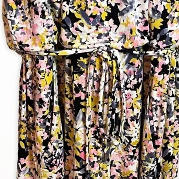 London Times Spring Floral Cropped Halter Jumpsuit Size 12 - Picture 7 of 15